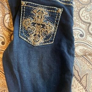 Embellished Blue Jeans